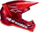 ALPINESTARS SM3 Helmet - Radium - Red/Red Fluo/White - Medium 8300826-3216-M