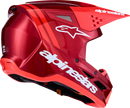 ALPINESTARS SM3 Helmet - Radium - Red/Red Fluo/White - Medium 8300826-3216-M