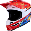 ALPINESTARS SM3 Helmet - Falcon - Red Fluo/White/Blue/Yellow Fluo - Medium 8300927-3206-M