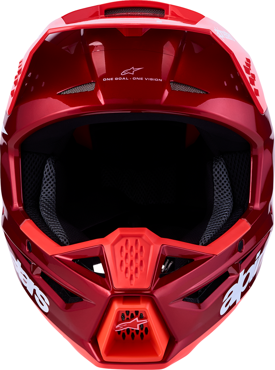 ALPINESTARS SM3 Helmet - Radium - Red/Red Fluo/White - Large 8300826-3216-L