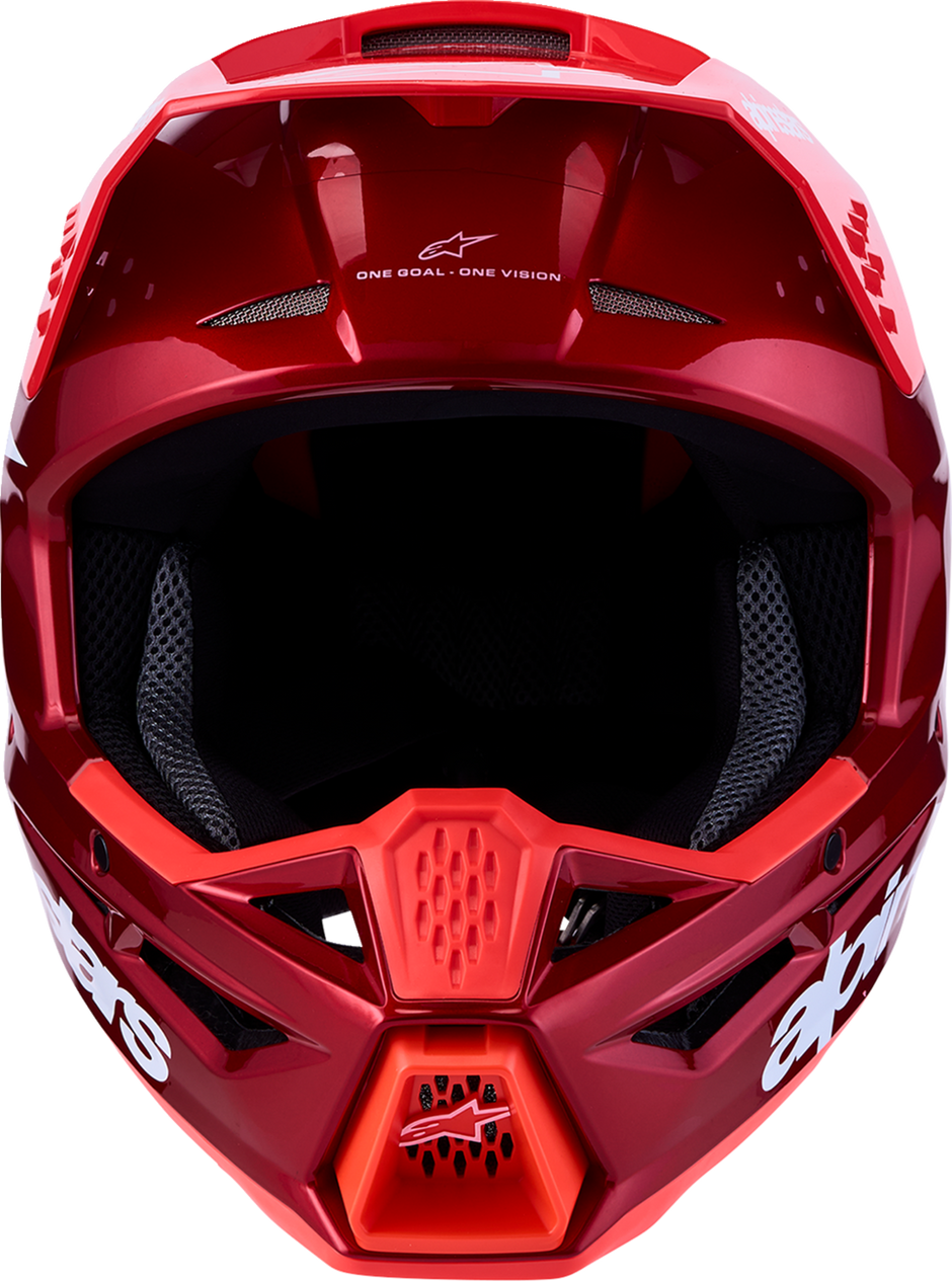 ALPINESTARS SM3 Helmet - Radium - Red/Red Fluo/White - Large 8300826-3216-L