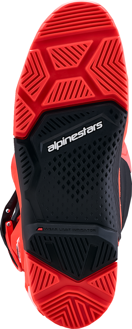 ALPINESTARS Tech 7 Enduro Boots - Black/Fluorescent Red - US 13 / EU 48 2010426-314-13