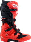 ALPINESTARS Tech 7 Enduro Boots - Black/Fluorescent Red - US 14 / EU 49.5 2010426-314-14