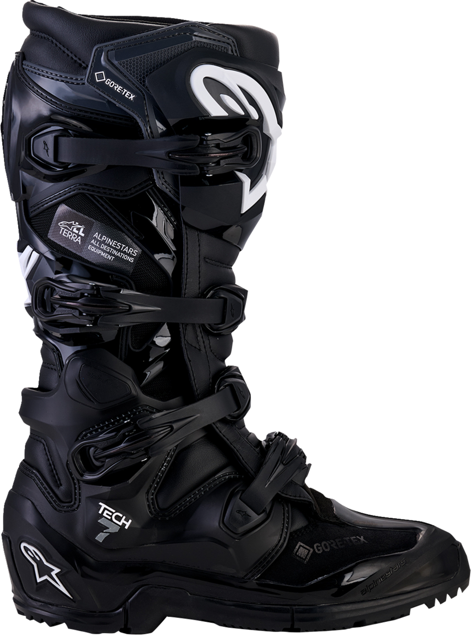 ALPINESTARS Tech 7 Enduro Gore-Tex® Boots - Black/Dark Gray - US 8 / EU 42 2030127-111-8
