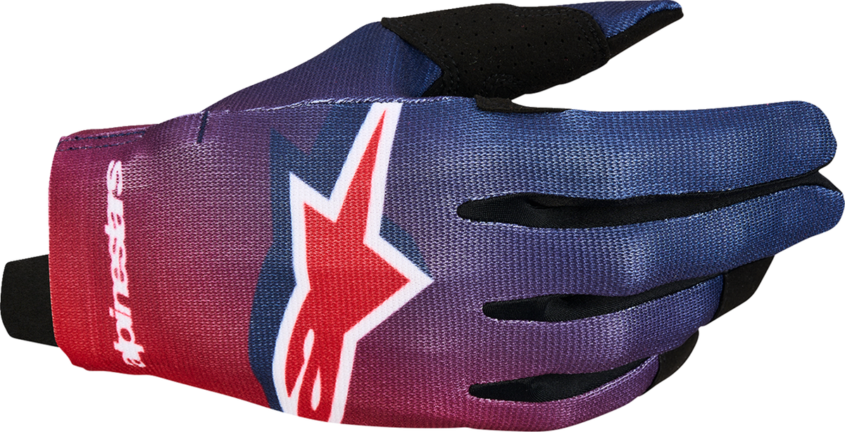 ALPINESTARS Radar Gloves - Fire Red/DeepBlue - XL 3561824-3218-XL