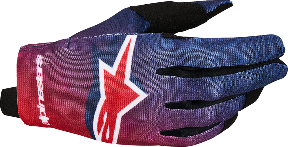 ALPINESTARS Radar Gloves - Fire Red/DeepBlue - XL 3561824-3218-XL