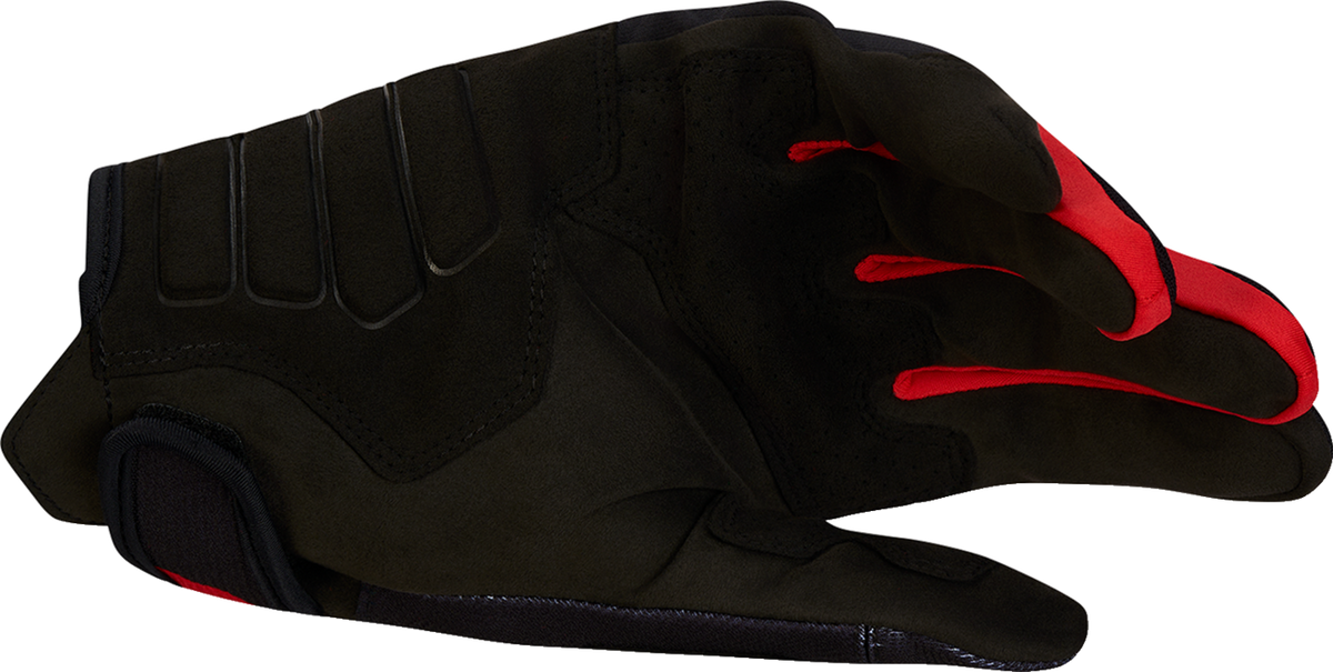 ALPINESTARS Techdura Gloves - Black/Bright Red - Large 3564524-1303-L