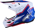 ALPINESTARS SM7 Helmet - Blaster - White/Blue/Red - Small 8301627-2217-S