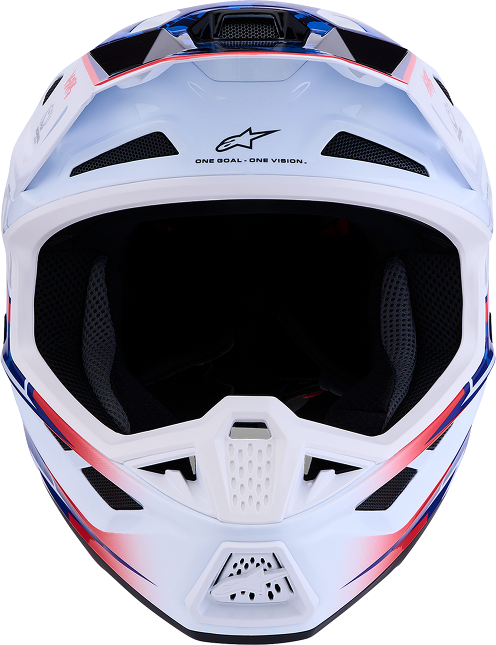ALPINESTARS SM7 Helmet - Blaster - White/Blue/Red - Small 8301627-2217-S
