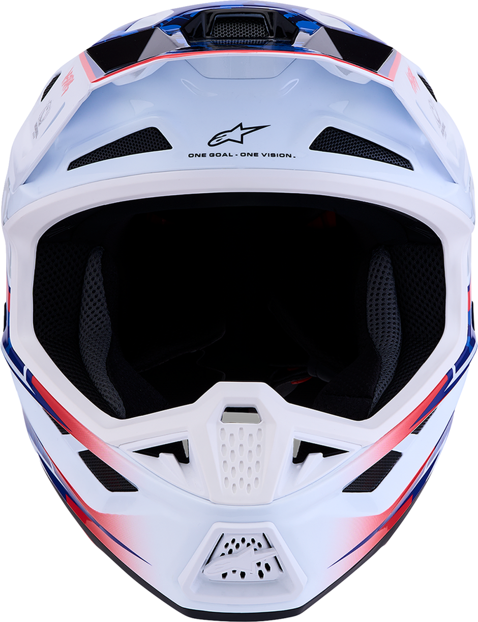 ALPINESTARS SM7 Helmet - Blaster - White/Blue/Red - Small 8301627-2217-S