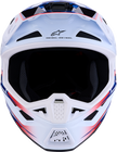 ALPINESTARS SM7 Helmet - Blaster - White/Blue/Red - Small 8301627-2217-S