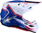 ALPINESTARS SM7 Helmet - Blaster - White/Blue/Red - Small 8301627-2217-S