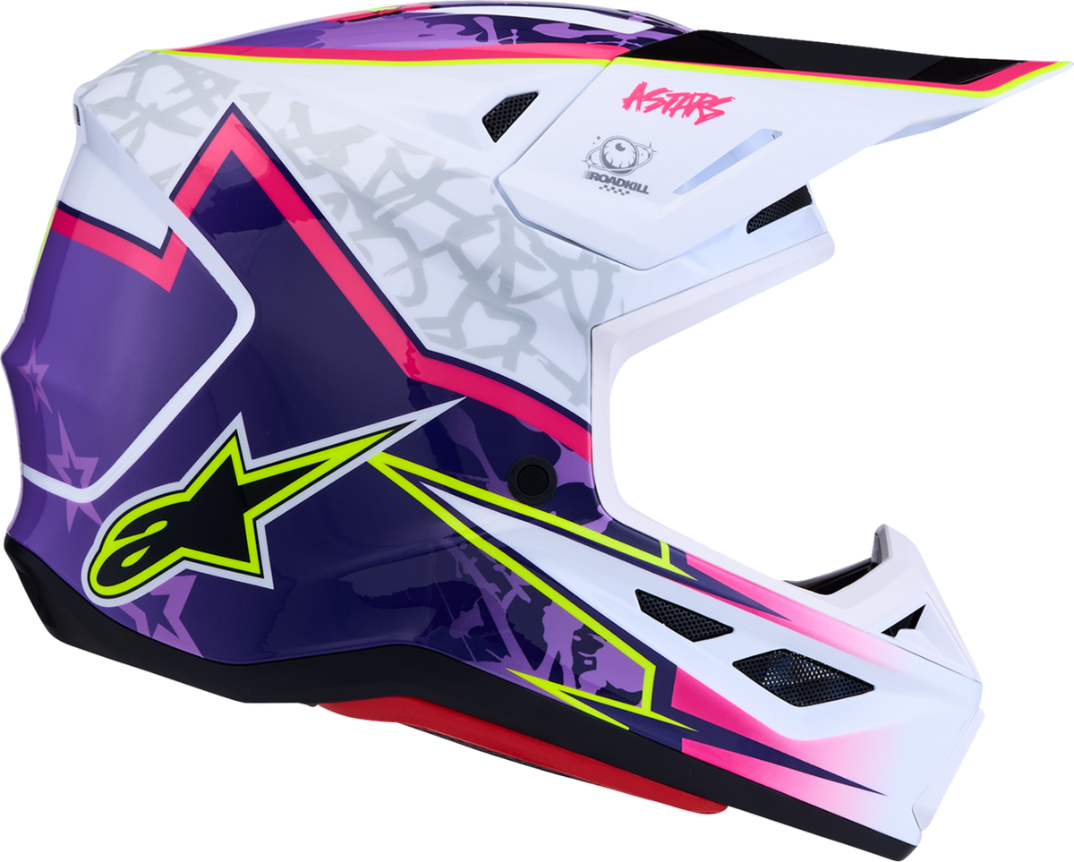 ALPINESTARS SM7 Helmet - Blaster - Purple/Pink/White - Large 8301627-3224-L