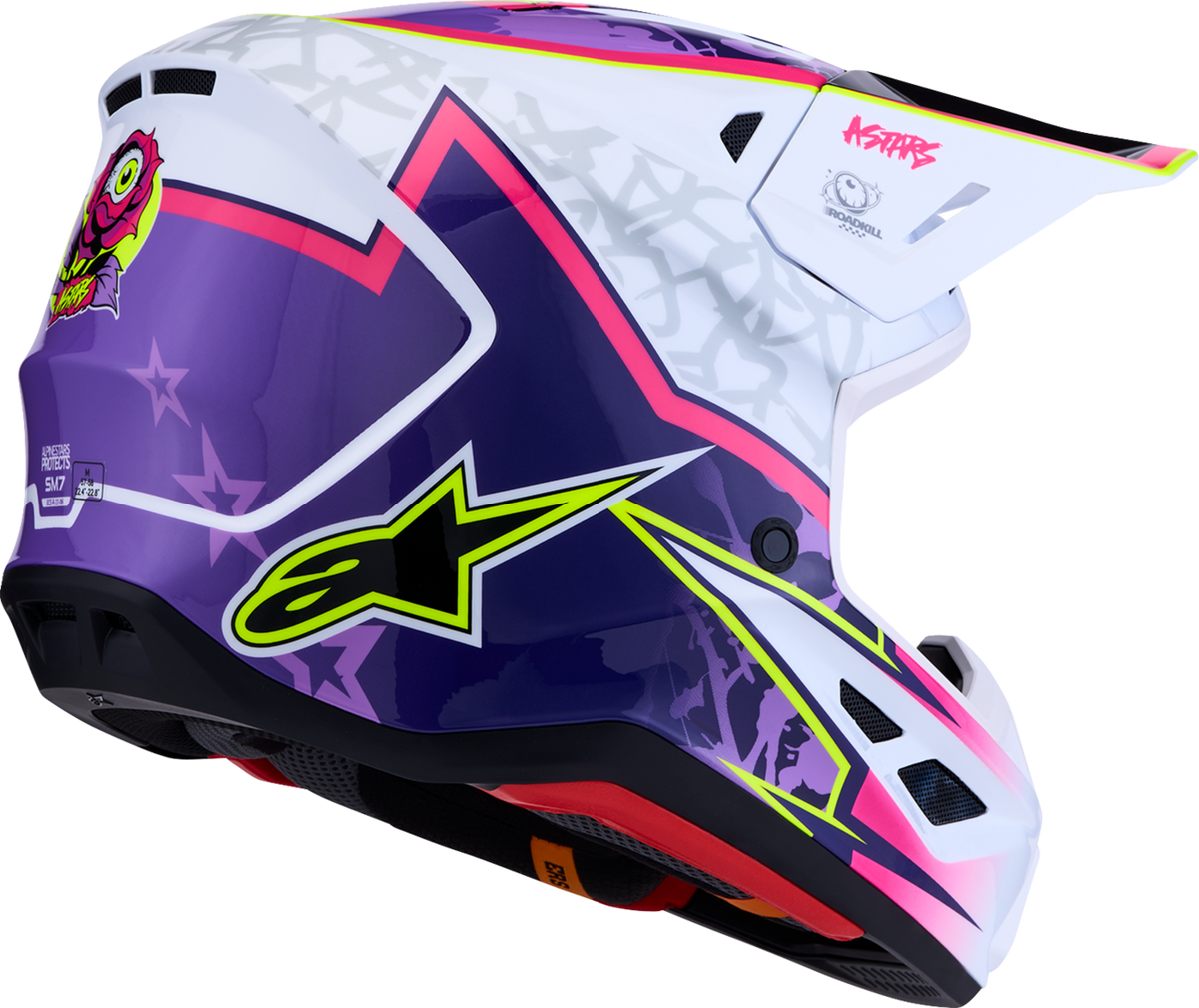 ALPINESTARS SM7 Helmet - Blaster - Purple/Pink/White - XS 8301627-3224-XS
