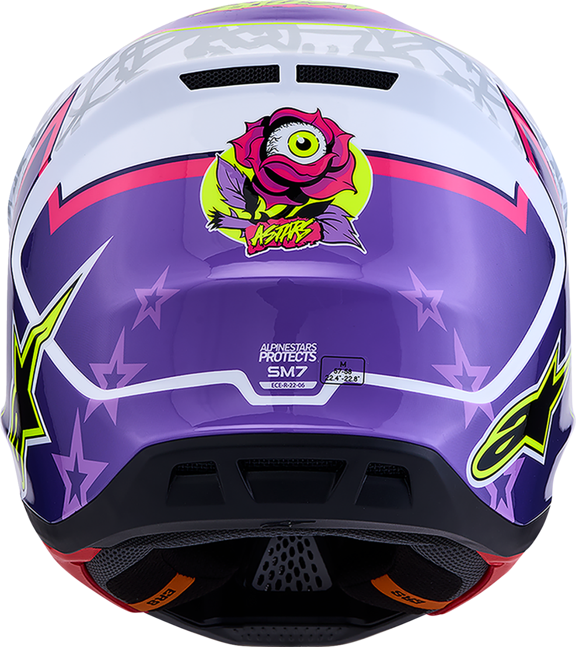 ALPINESTARS SM7 Helmet - Blaster - Purple/Pink/White - XS 8301627-3224-XS
