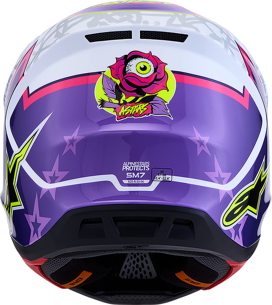 ALPINESTARS SM7 Helmet - Blaster - Purple/Pink/White - XS 8301627-3224-XS