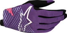 ALPINESTARS Radar Pro Gloves - Deep Purple/Black - 2XL 3560325-3223-2X