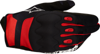 ALPINESTARS Techdura Gloves - Black/Bright Red - 2XL 3564524-1303-2XL