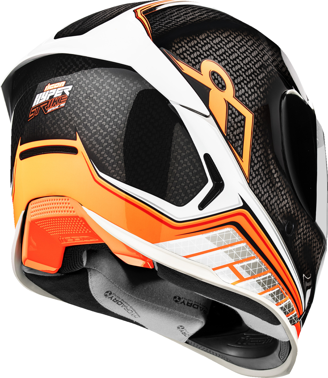 ICON Airframe Pro™ Helmet - Carbon Hyperstrike - Red - XS 0101-20662