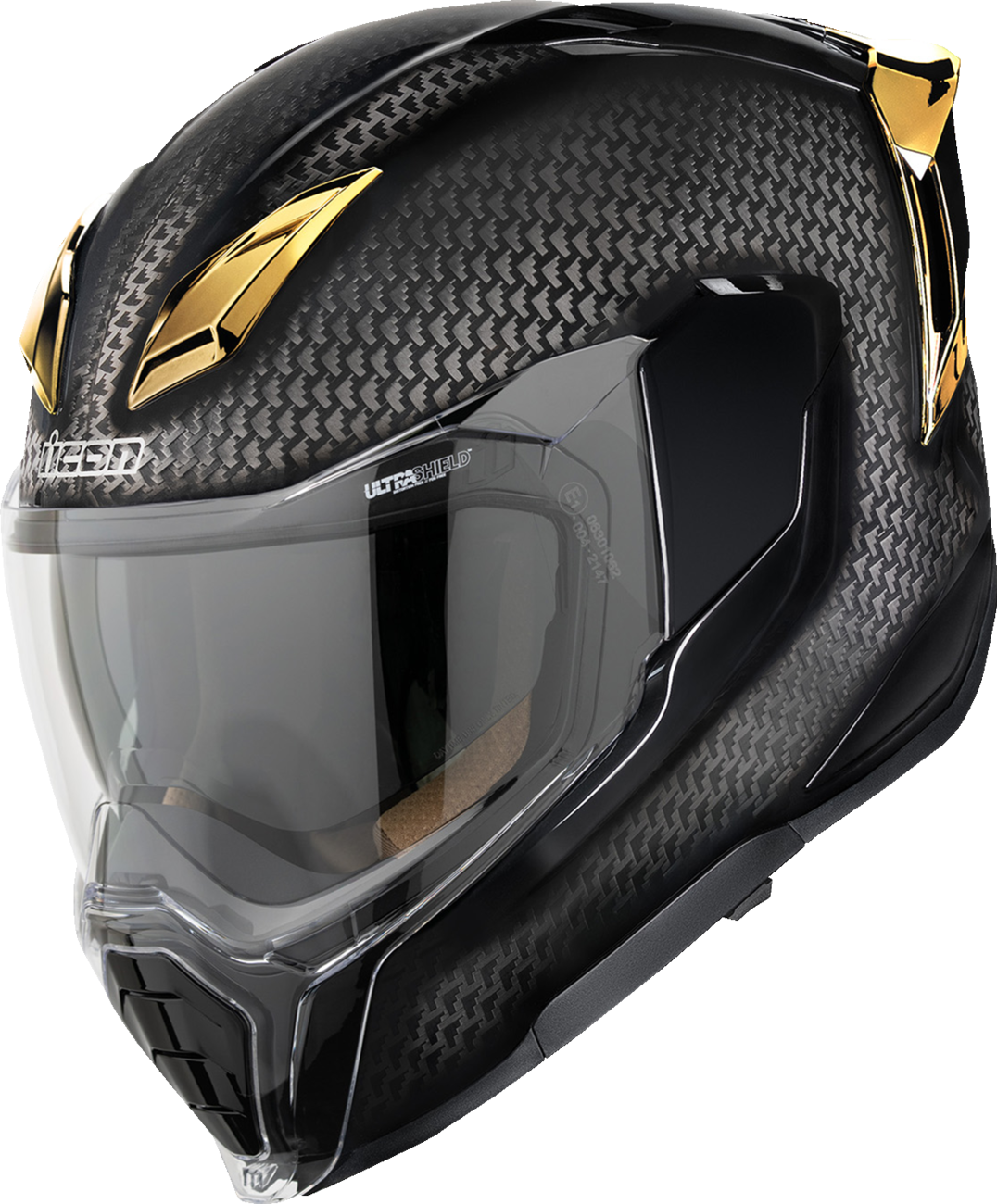 ICON Ultraflite™ Helmet - Carbon - MIPS® - Gold - Medium 0101-20643