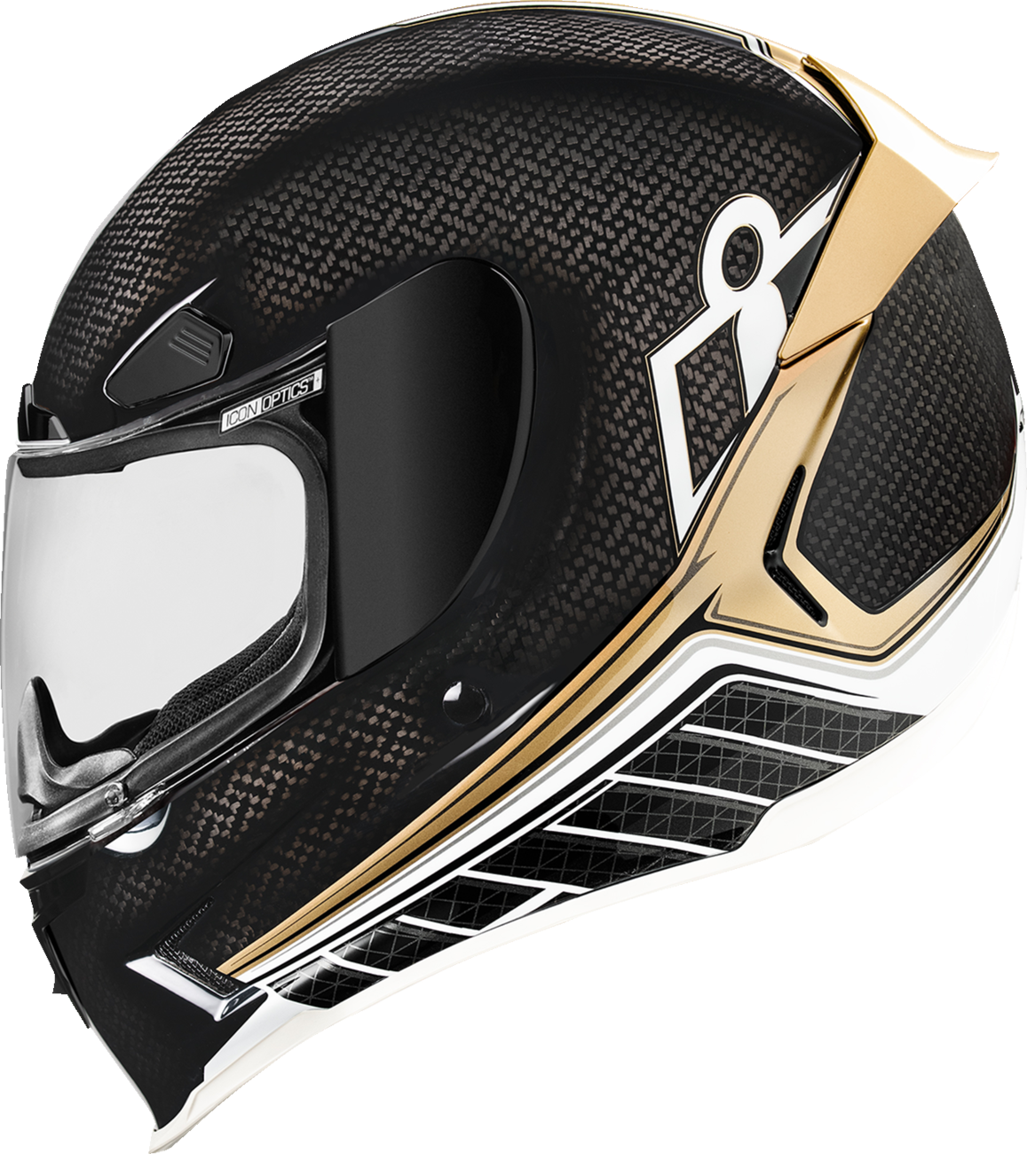 ICON Airframe Pro™ Helmet - Carbon Hyperstrike - Gold - Medium 0101-20657