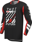 THOR Youth Launchmode Futura Jersey - Black/Red - 2XS 2912-2755
