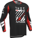 THOR Lauchmode Futura Jersey - Black/Red - 3XL 2910-8895