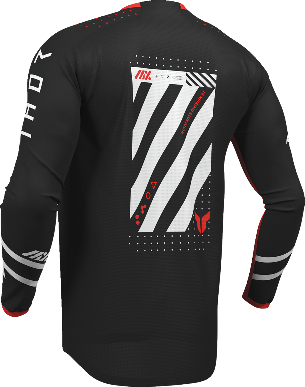 THOR Lauchmode Futura Jersey - Black/Red - Small 2910-8890