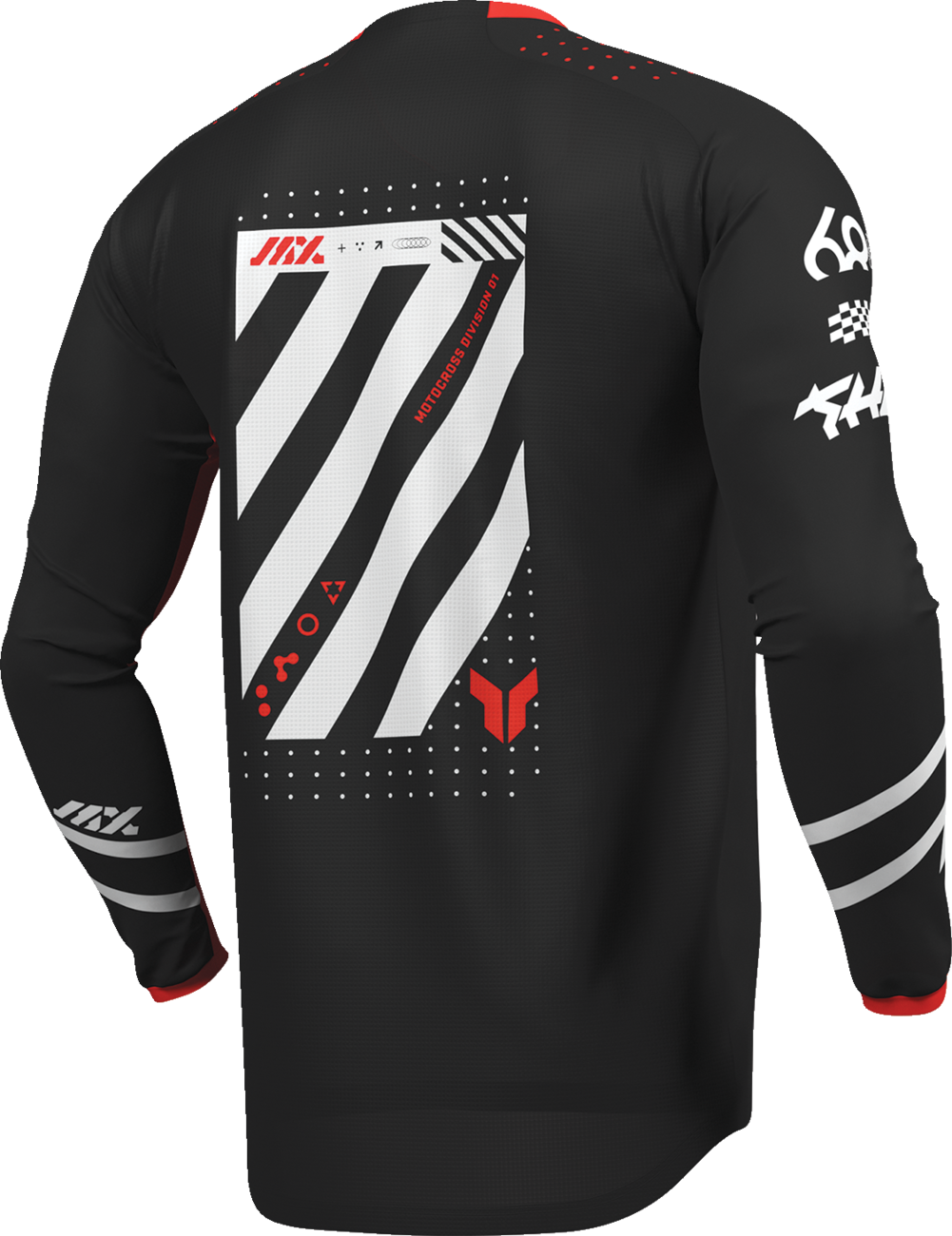 THOR Lauchmode Futura Jersey - Black/Red - 3XL 2910-8895