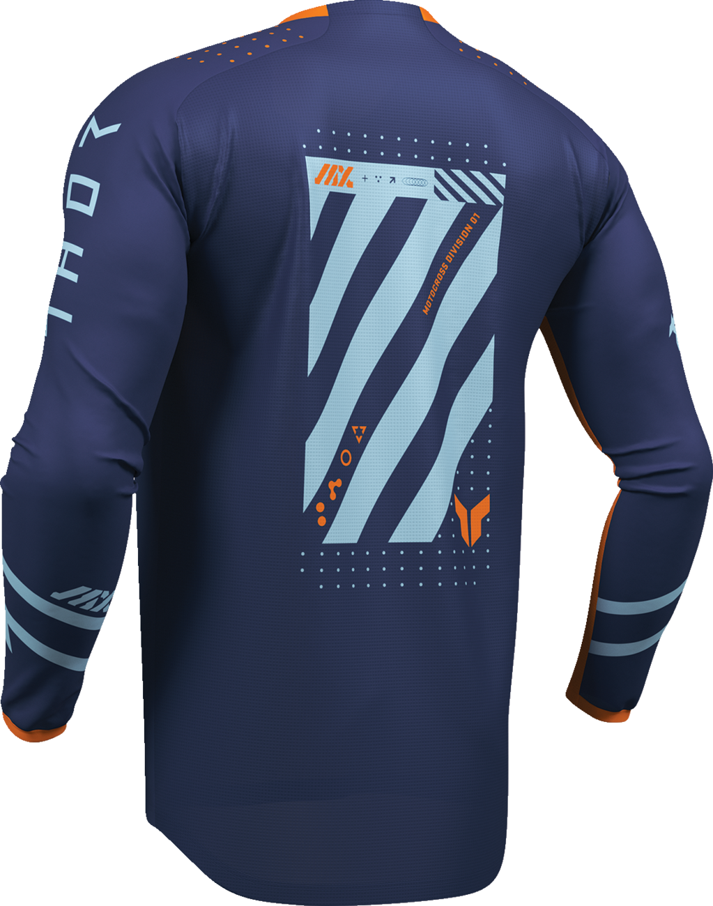 THOR Lauchmode Futura Jersey - Navy/Orange - 2XL 2910-8906
