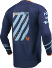 THOR Lauchmode Futura Jersey - Navy/Orange - 3XL 2910-8907