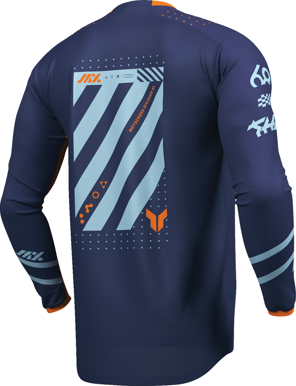 THOR Lauchmode Futura Jersey - Navy/Orange - XL 2910-8905