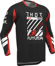 THOR Youth Launchmode Futura Jersey - Black/Red - XL 2912-2760