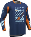 THOR Youth Launchmode Futura Jersey - Navy/Orange - 2XS 2912-2761