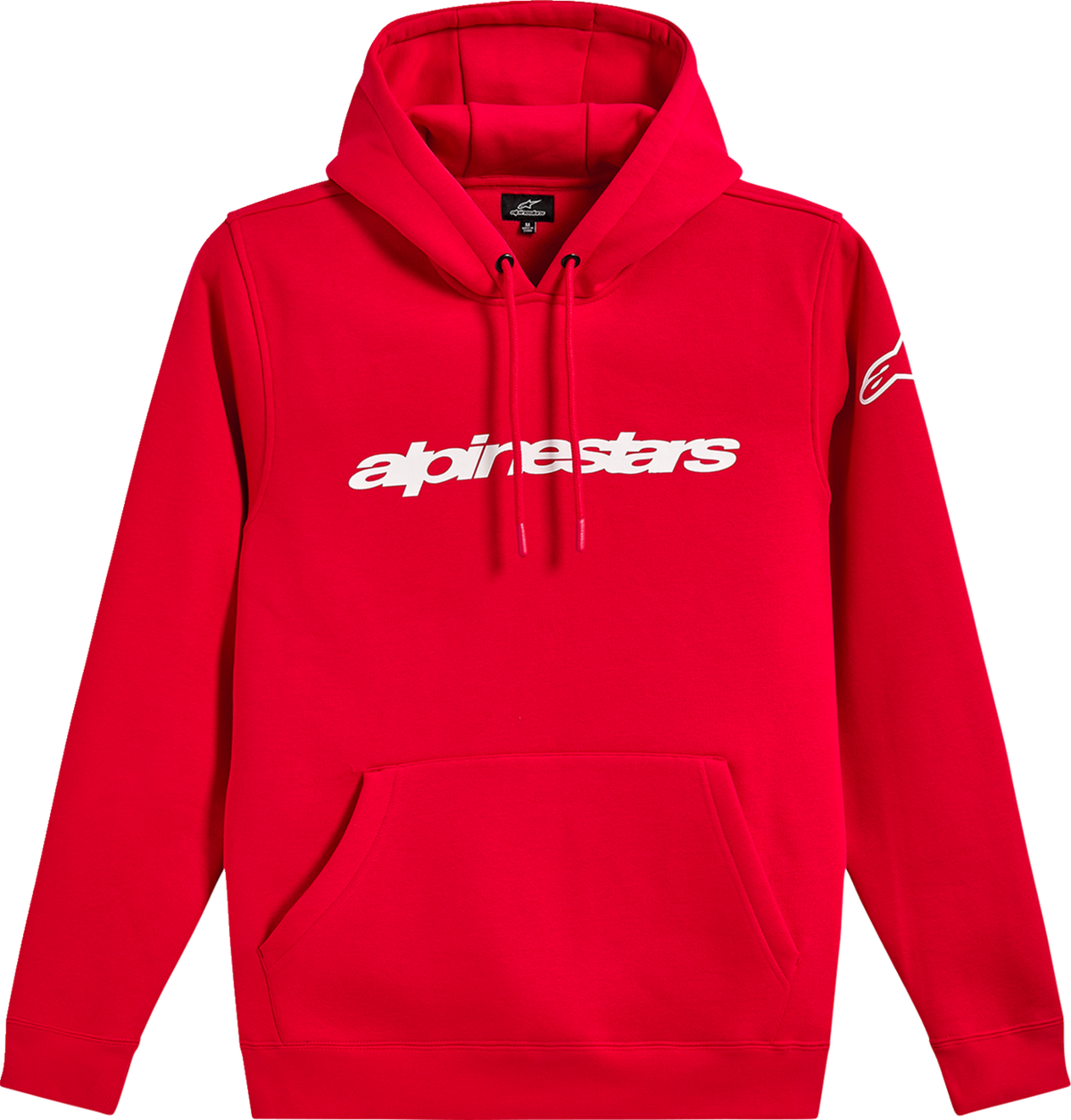 ALPINESTARS Race Wordmark Pullover Hoodie - Red/White - Large 6109.10.0040