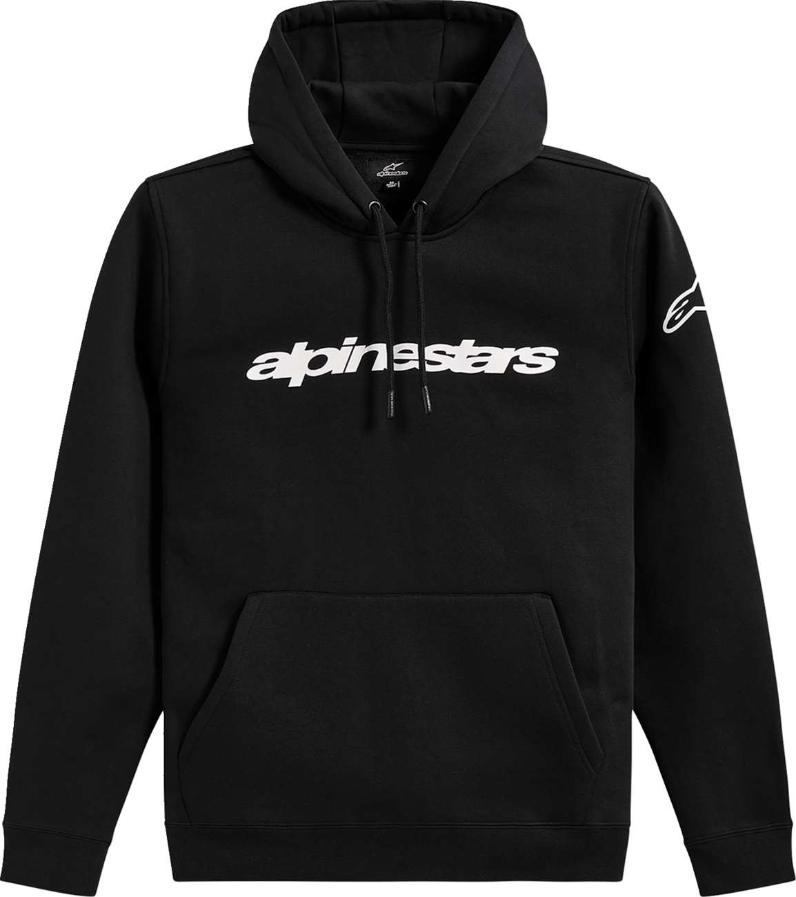ALPINESTARS Race Wordmark Pullover Hoodie - Black/White - 2XL 1236-52814-10202X
