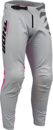 THOR Launchmode Shredder Pants - Gray/Fuchsia - US 36 2901-13064