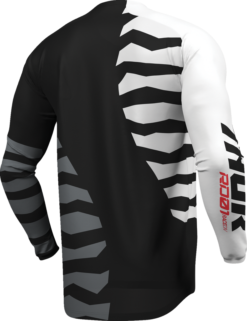 THOR Launchmode Shredder Jersey - Black/White - Medium 2910-8873
