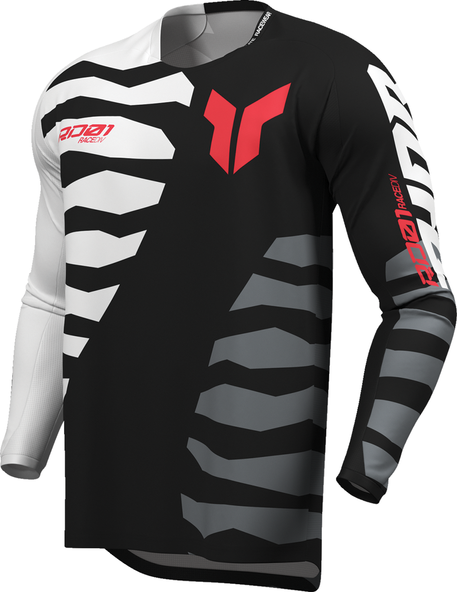 THOR Launchmode Shredder Jersey - Black/White - Medium 2910-8873