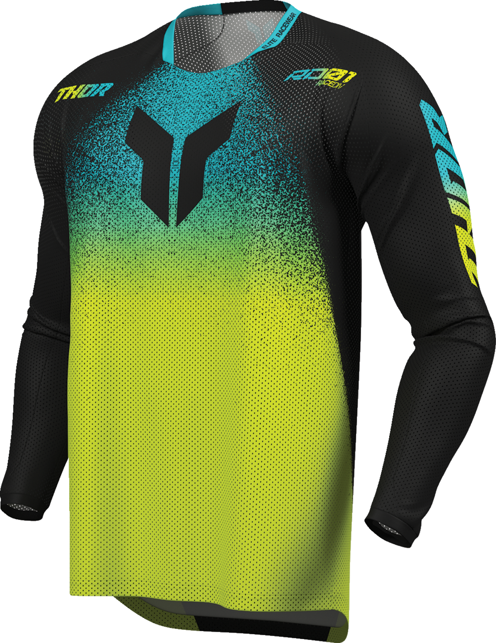 THOR Launchmode Air Darkside Jersey - Black/Acid - XL 2910-8911