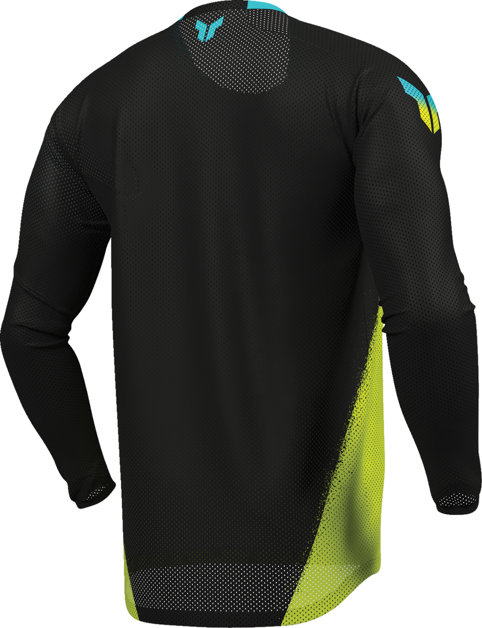 THOR Launchmode Air Darkside Jersey - Black/Acid - Small 2910-8908
