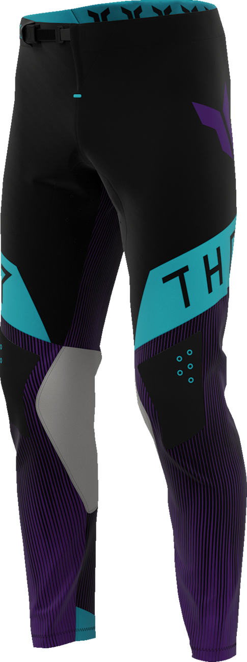 THOR Sportmode Vanish Pants - Black/Purple - US 32 2901-12992