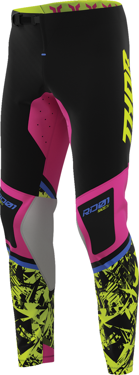 THOR Sportmode Punk'd Pants - Black/Fuchsia - US 28 2901-13024