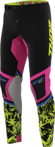 THOR Sportmode Punk'd Pants - Black/Fuchsia - US 28 2901-13024