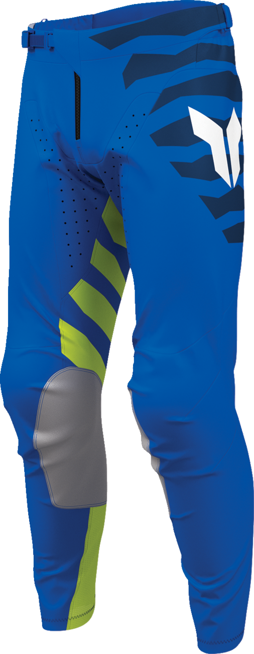 THOR Launchmode Shredder Pants - Blue/Acid - US 36 2901-13073