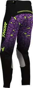 THOR Women's Launchmode Spotted Pants - Black/Purple - US 3/4 2902-0516