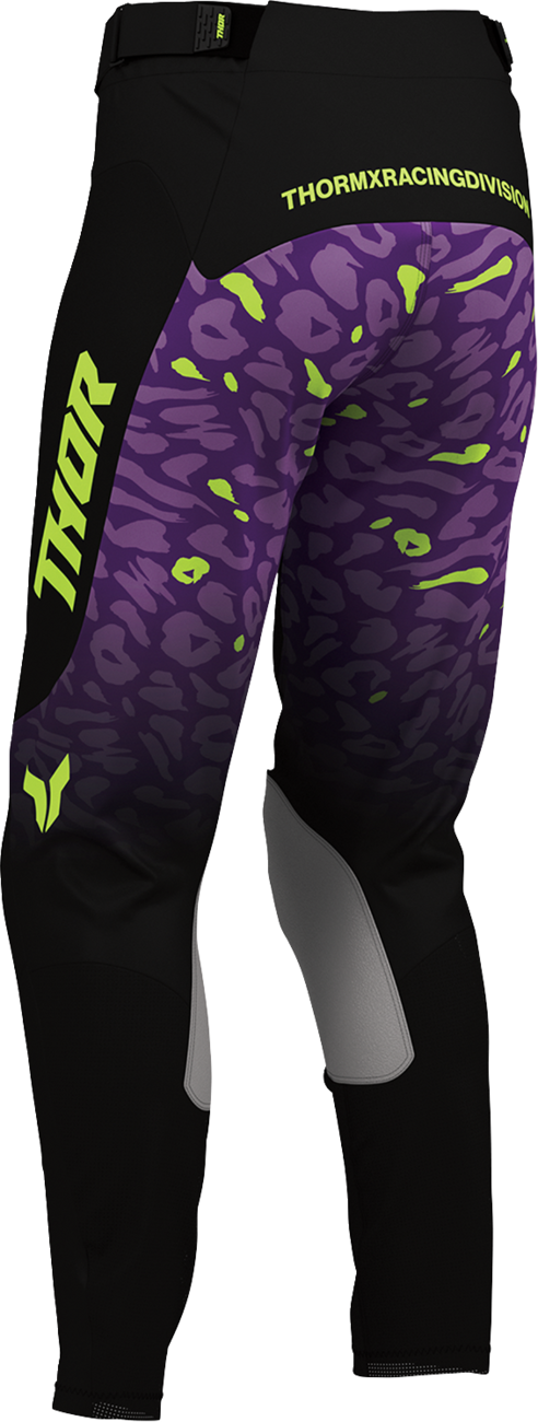 THOR Women's Launchmode Spotted Pants - Black/Purple - US 5/6 2902-0517