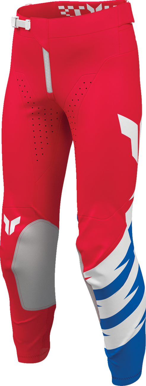 THOR Youth Launchmode Shockie Pants - Red/Blue - US 20 2903-2755