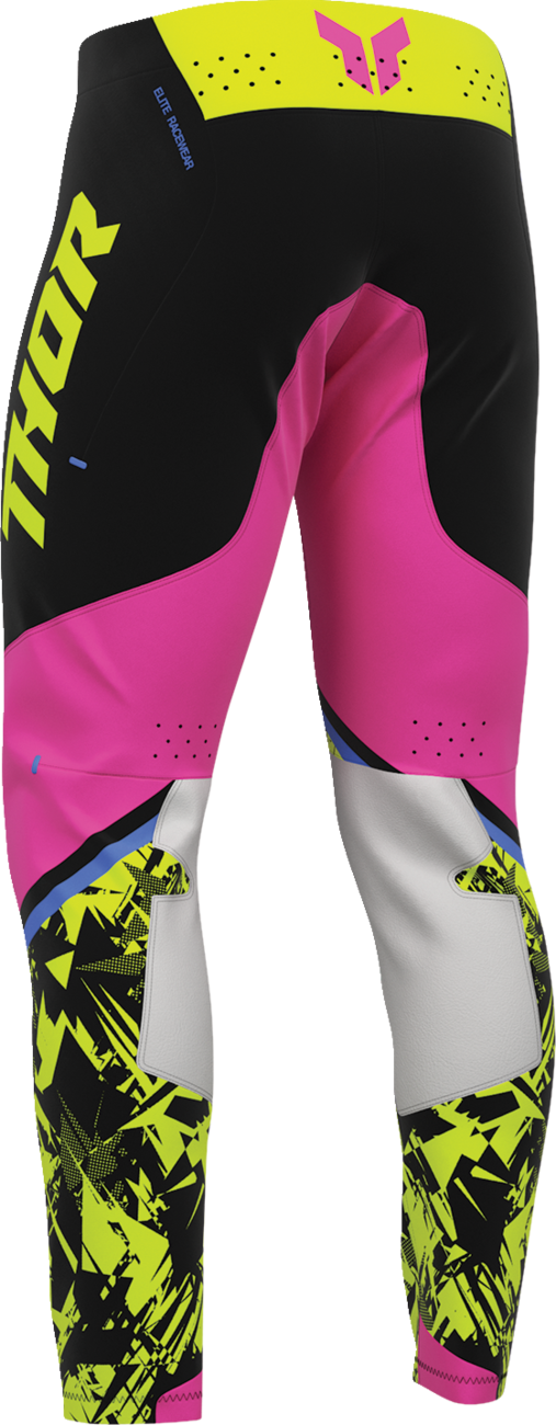 THOR Sportmode Punk'd Pants - Black/Fuchsia - US 30 2901-13026