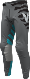THOR Launchmode Shredder Pants - Charcoal/Aqua - US 40 2901-13048